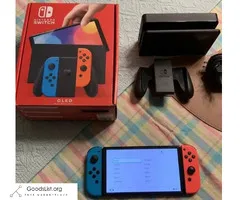 Nice used newer model Nintendo switch oled system